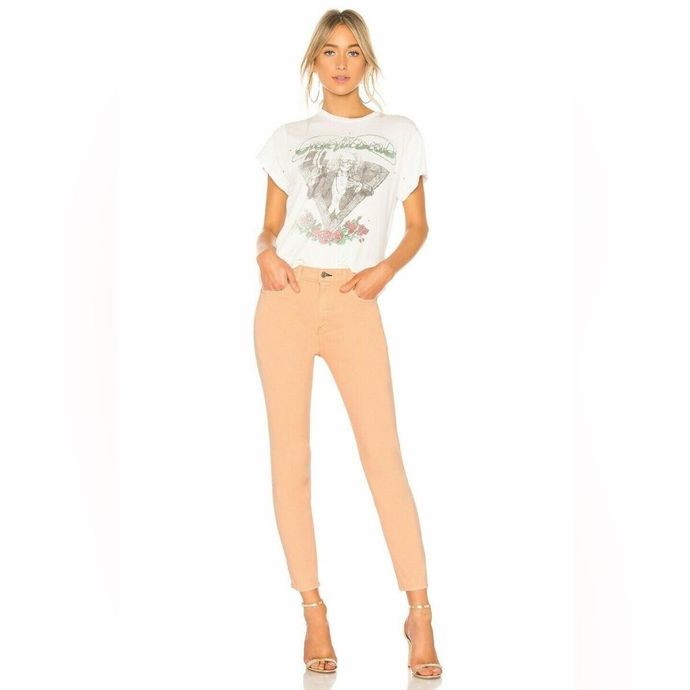 RAG & BONE high-rise skinny jeans peach 26